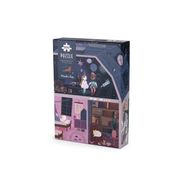Puzzle 200 pièces l'hôtel particulier Les Parisiennes - Moulin Roty