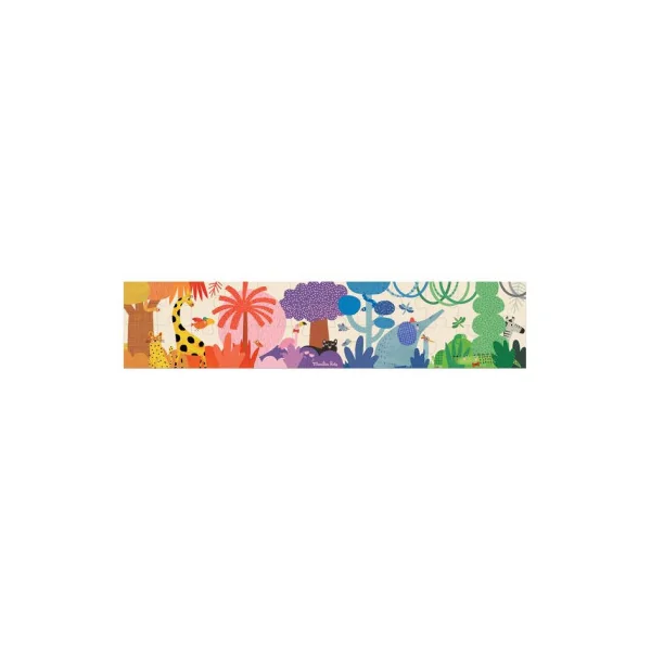 Puzzle 24 la jungle arc en ciel Les Toupitis - Moulin Roty
