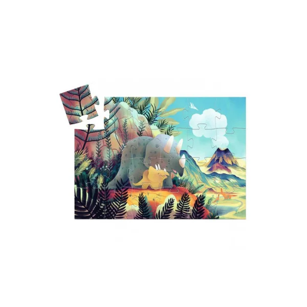 Puzzle 24 pièces Téo le dino - Djeco