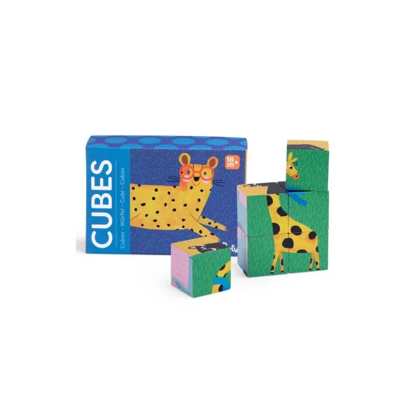 Puzzle 6 cubes Les toupitis - Moulin Roty