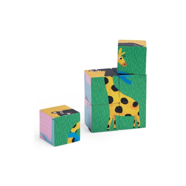 Puzzle 6 cubes Les toupitis - Moulin Roty