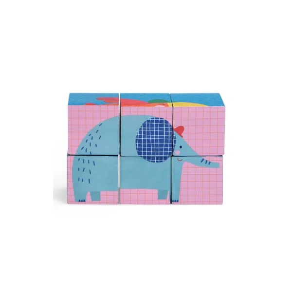 Puzzle 6 cubes Les toupitis - Moulin Roty