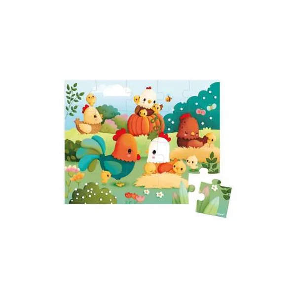 Puzzle Bienvenue à la basse-cour 20 pièces - Janod