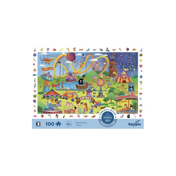 Puzzle Cherche et trouve Fête Foraine - Sentosphère