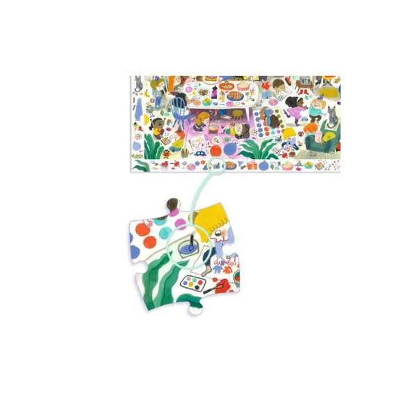 Puzzle d'observation 54 pièces La fête d'anniversaire - Djeco