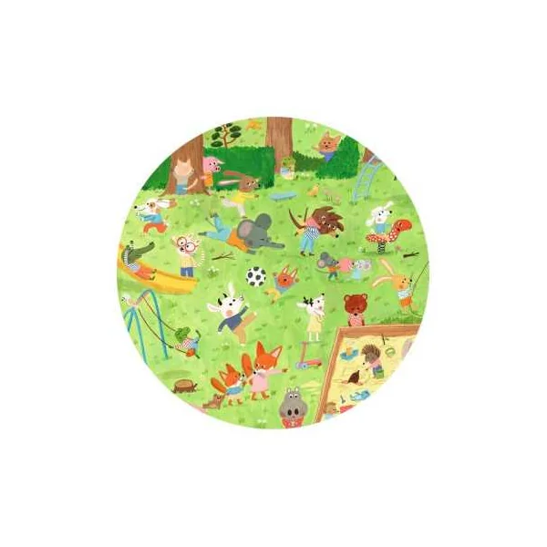 Puzzle d'observation Le square des petits amis - Djeco