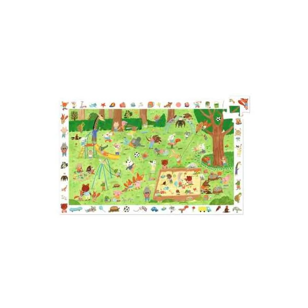 Puzzle d'observation Le square des petits amis - Djeco