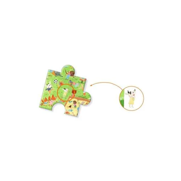 Puzzle d'observation Le square des petits amis - Djeco