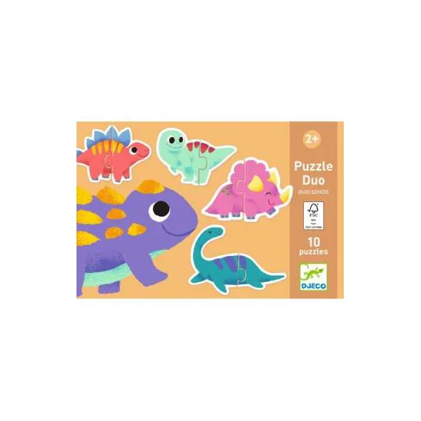 Puzzle duo Dinos - Djeco