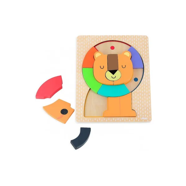 Puzzle encastrement en volume lion Andy Westface - Vilac