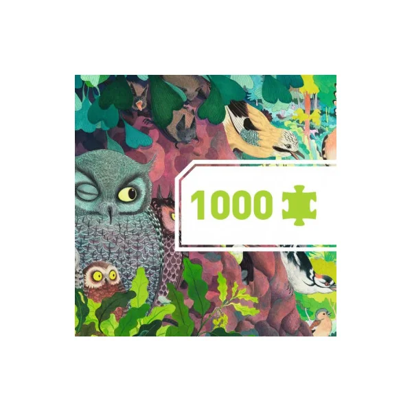 Puzzle gallery Owls and birds 1000 pièces - Djeco
