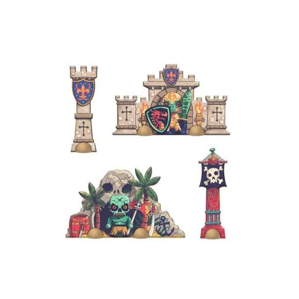 Puzzle géant Bataille 30 pièces - Djeco