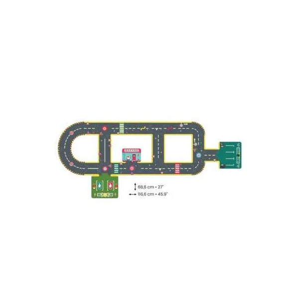 Puzzle géant circuit city - Djeco