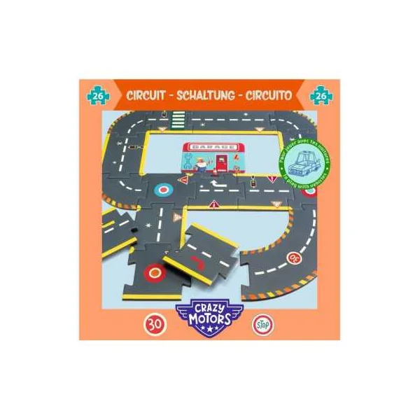 Puzzle géant circuit city - Djeco