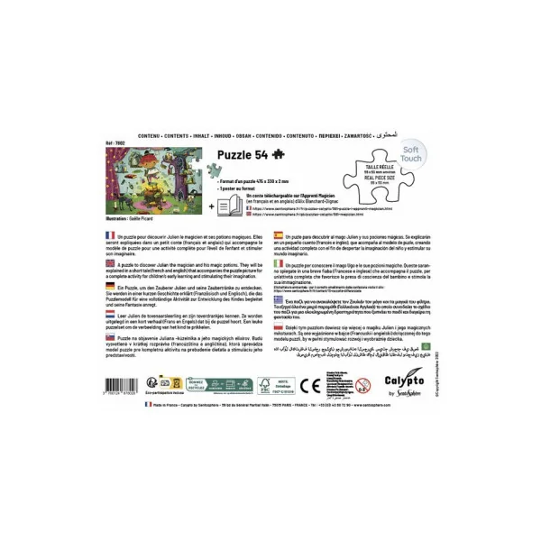 Puzzle L'Apprenti Magicien 54 pièces - Sentosphère