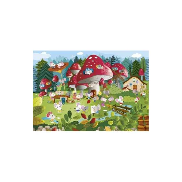 Puzzle Le village des souris 54 pièces - Sentosphère