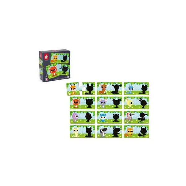 Puzzle Les animaux et leur ombre - Janod