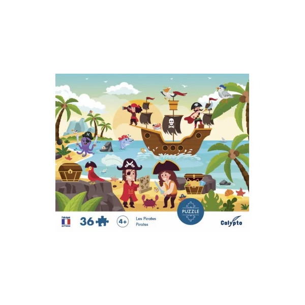 Puzzle Les pirates 36 pièces - Sentosphère