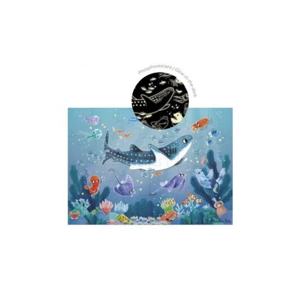 Puzzle phosphorescent Sous la mer Les Aventures de Paulie - Moulin Roty