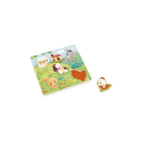 Puzzle tactile Ferme - Janod