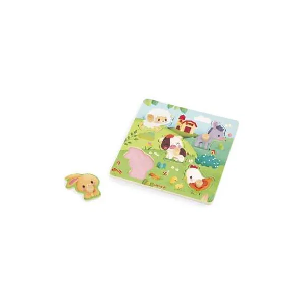Puzzle tactile Ferme - Janod