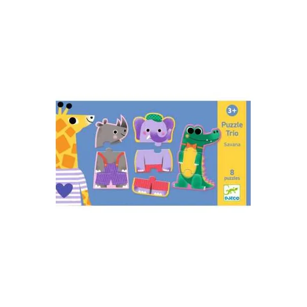 Puzzle trio Savana - Djeco