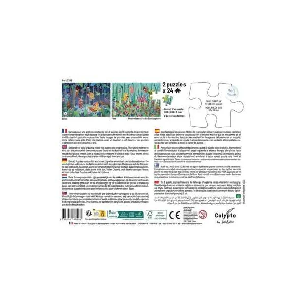 Puzzles Elfes et Fées 24 pièces - Sentosphère