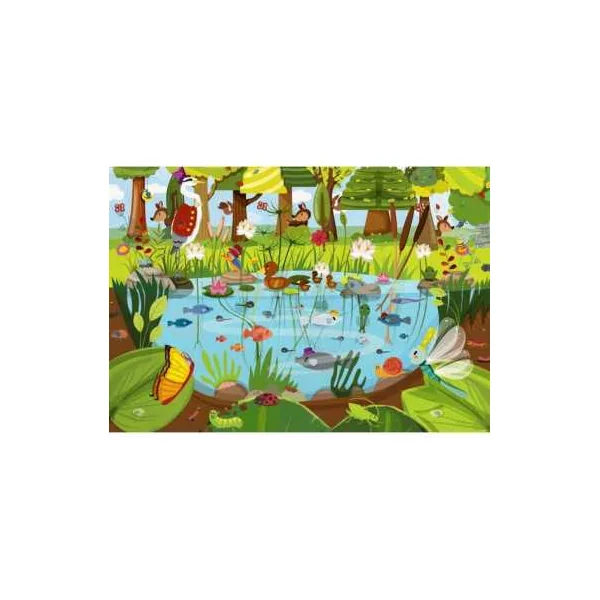 Puzzles Vie dessus Vie dessous 24 pièces - Sentosphère
