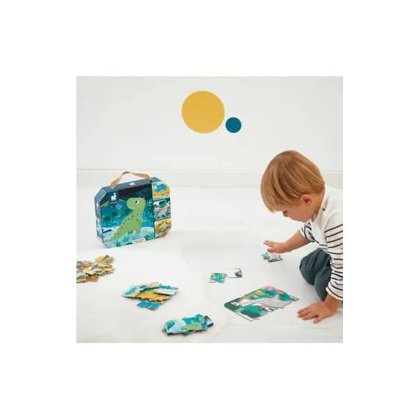 Puzzles évolutifs dinosaures - Janod