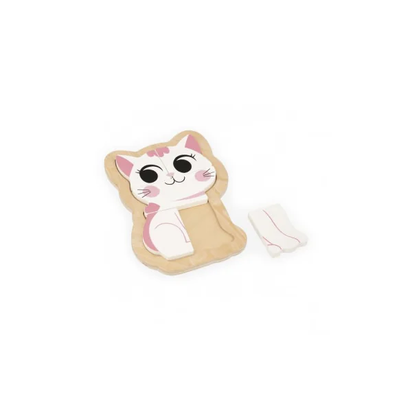 Puzzles évolutifs en bois Animaux domestiques - Janod