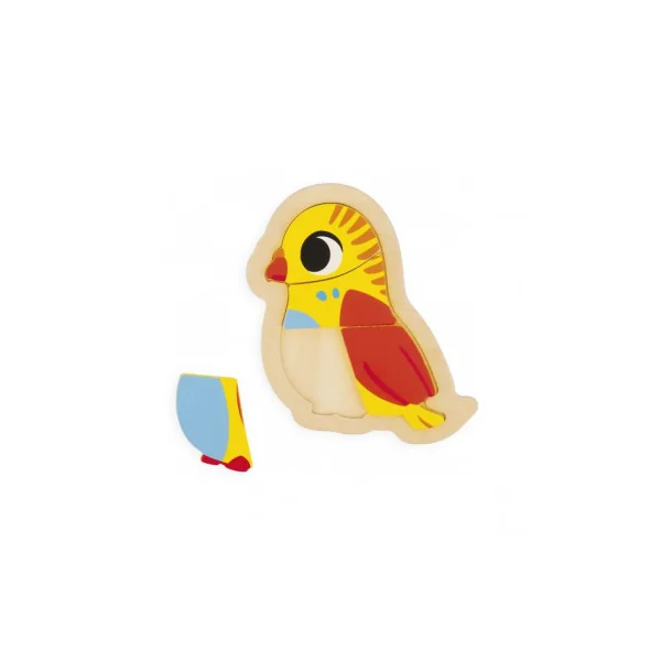 Puzzles évolutifs en bois Animaux domestiques - Janod