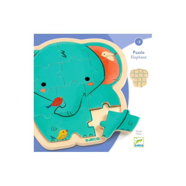 Puzzlo Éléphant - Djeco