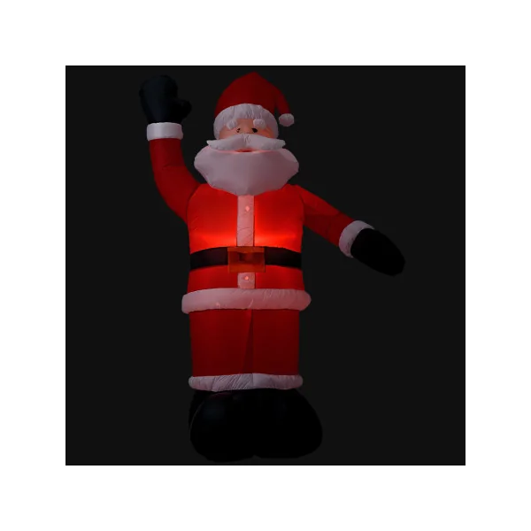 Père Noël géant gonflable 240cm à LED