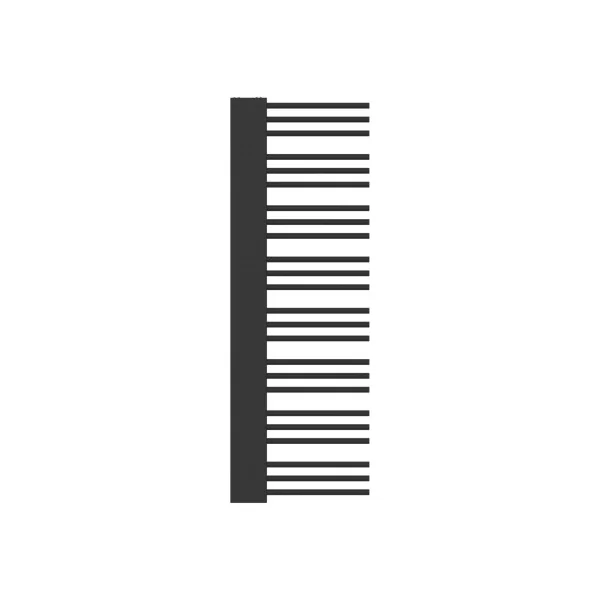 Radiateur Sèche-Serviettes 45 x 146 cm Noir Moderne
