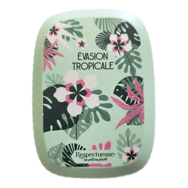 Respectueuse Boîte de Transport Cosmétiques Solides - Décors été