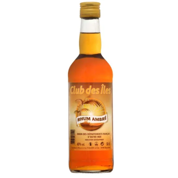 Rhum traditionnelle ambré 40°, Prix Mini (50 cl)
