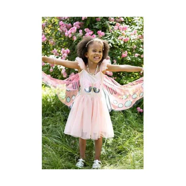 Robe de papillon sequins avec ailes 5-6 ans - Great Pretenders
