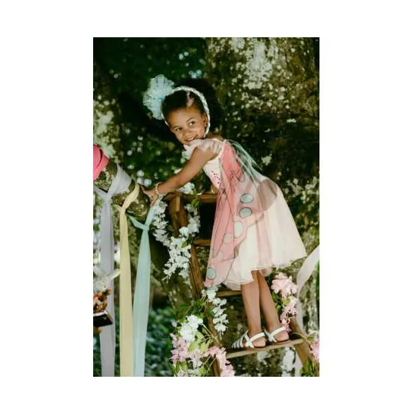 Robe de papillon sequins avec ailes 5-6 ans - Great Pretenders