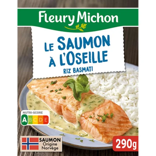 Saumon à l'oseille et riz basmati, Fleury Michon (290 g)
