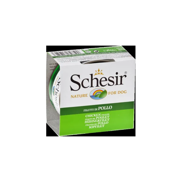 SCHESIR CHIEN BOITE GELEE FILET DE POULET 150G