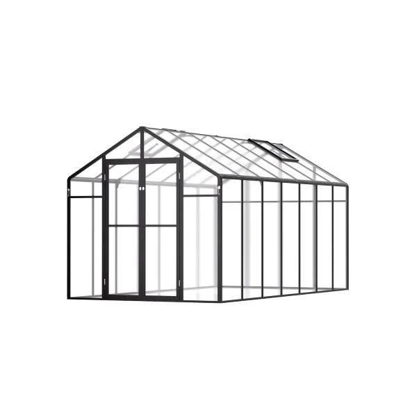 Serre Aluminium Anthracite 8,16 m² Serre Polycarbonate Serre Potager Plantation