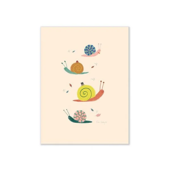 Set de 3 affiches Pomme des bois - Moulin Roty