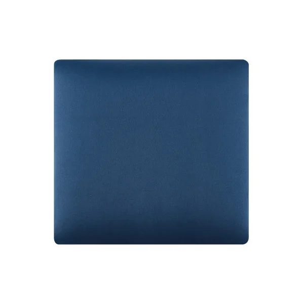 Set de 4 Coussins Muraux en Tissu 30 x 30 cm Bleu Marine