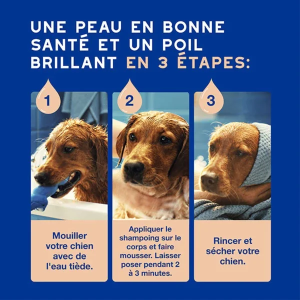 Shampoing anti chute de poils pour chien 250 ml