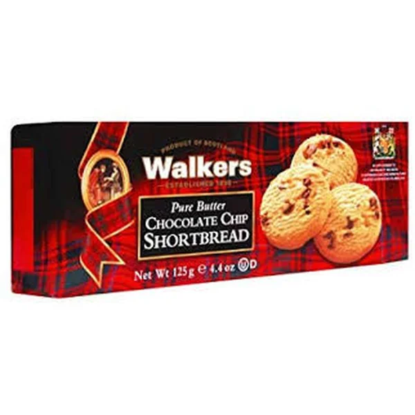 Shortbread Chocolate chips, Walkers (125 g)