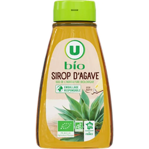 Sirop d'agave BIO, U bio (345 ml)