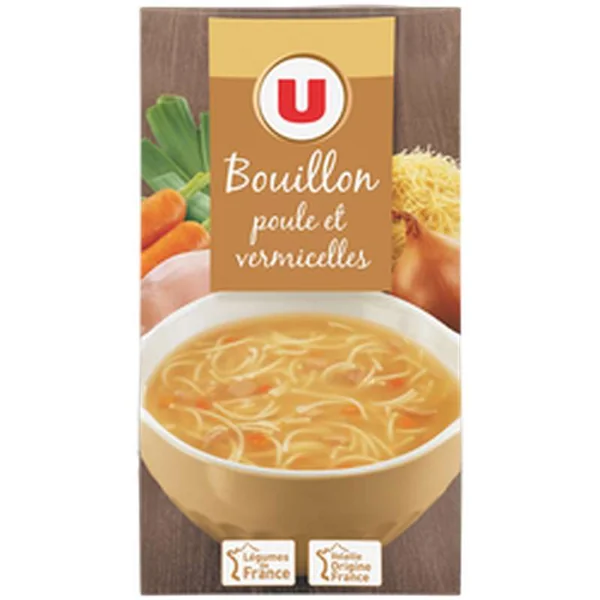 Soupe poule et vermicelles, U (1 l)