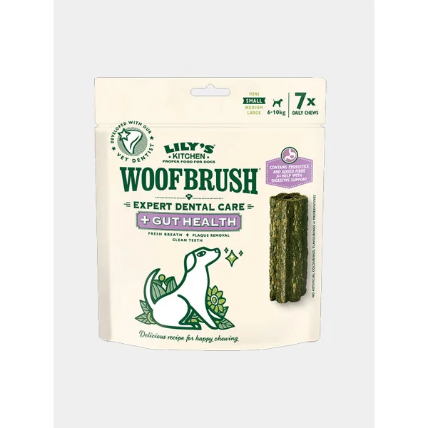 Stick dentaire pour chien WoofBrush de Lily's Kitchen - Petit chien