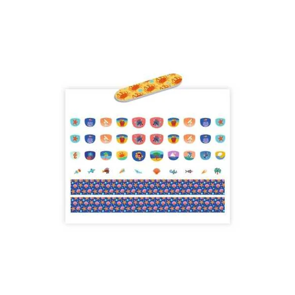Stickers pour les ongles Méditerranée - Djeco
