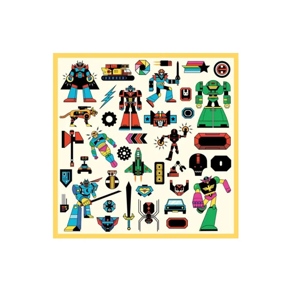 Stickers Robots - Djeco